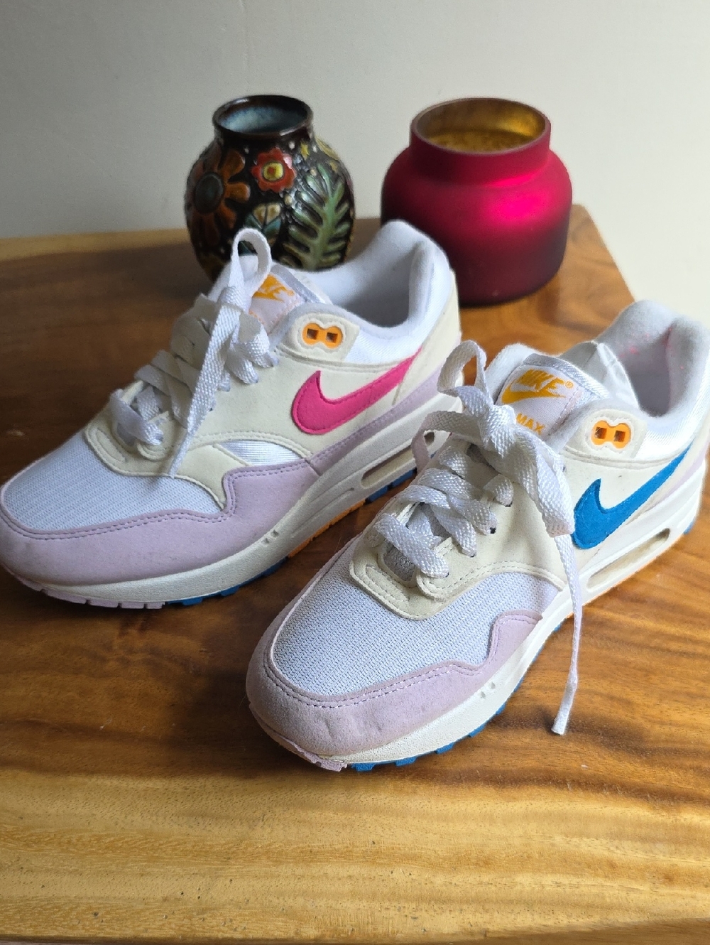Nike Womens Air Max 1 'Alchemy Pink Lilac Bloom', Sz 7